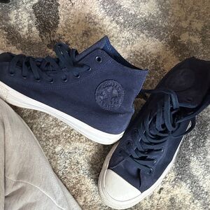 Converse women’s Dark Blue High-Top Sneakers
